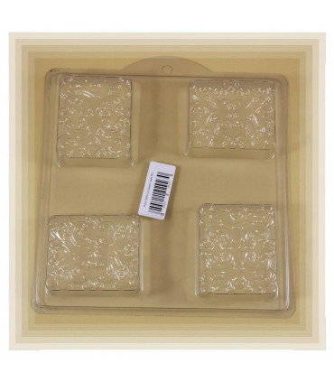 Moule arabesque rectangulaire