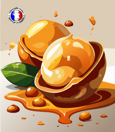 Noix de macadamia caramélisées